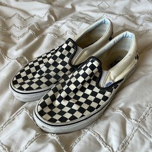 checkered vans